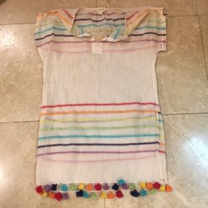 Cover up with Pom poms edging